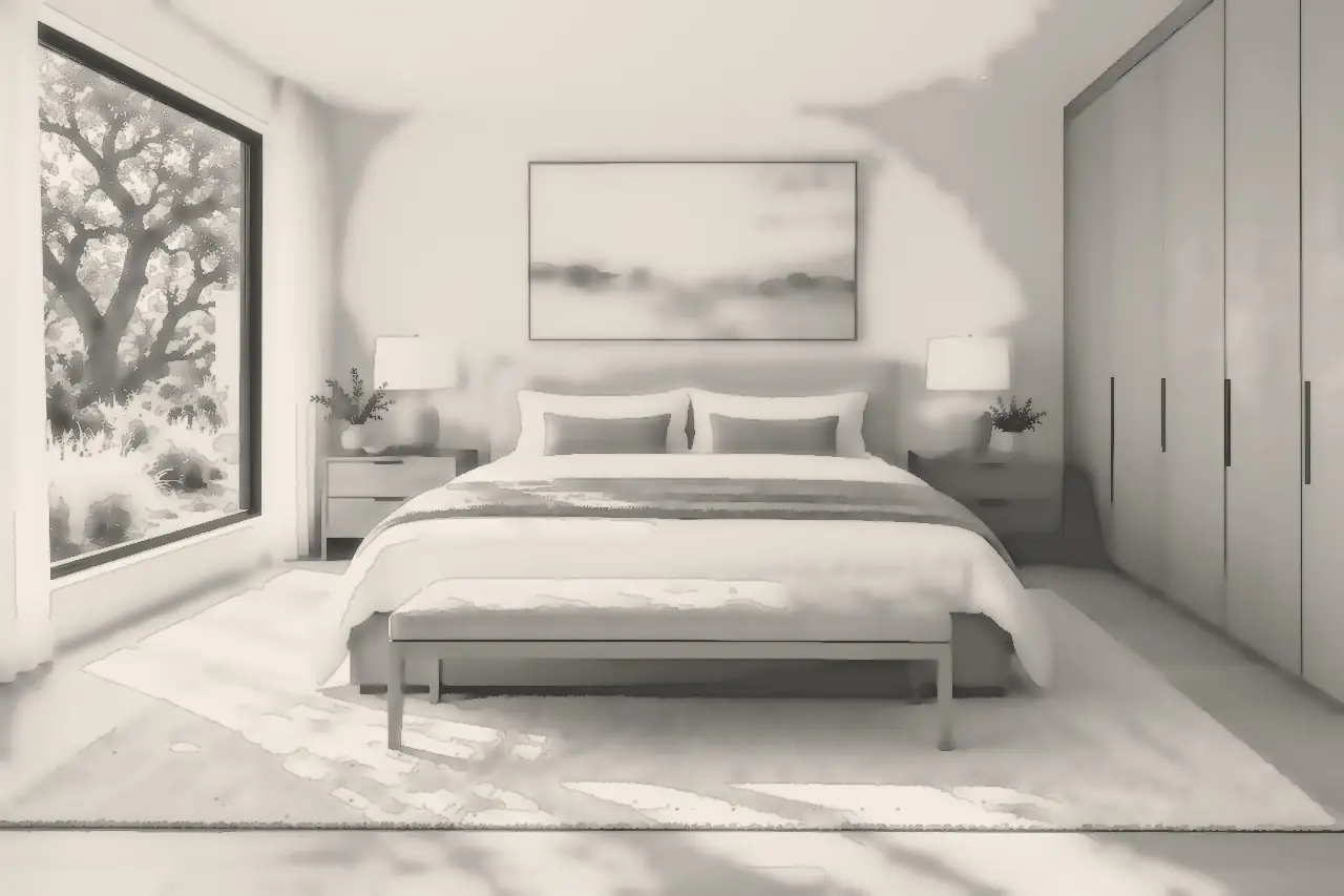 Bedroom: 3D model